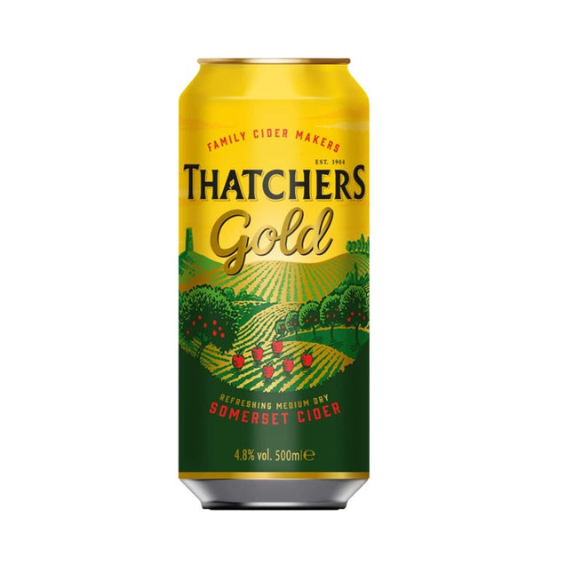 Thatchers Gold Cider 24 x 500ml cans
